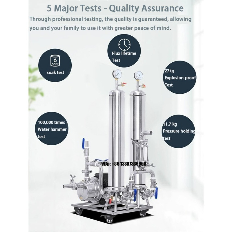 Wine Beer & More - Système de filtration multi-cercles en acier