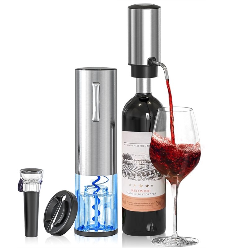 Decanter Aerator Set - NOUVEAU ! A61I Ouvre-bouteille et aérateur