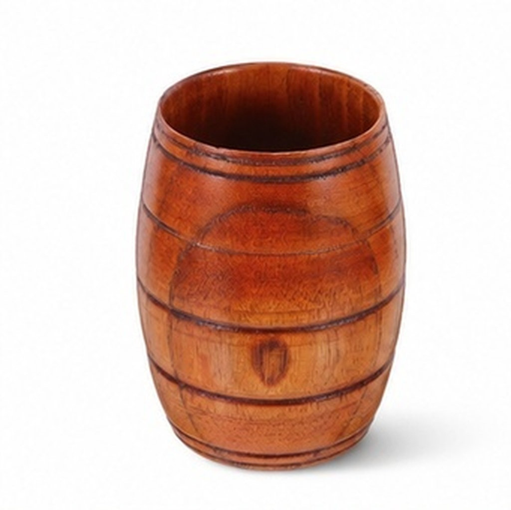 Wine Whiskey Beer - Tasse à bière en bois, tasse