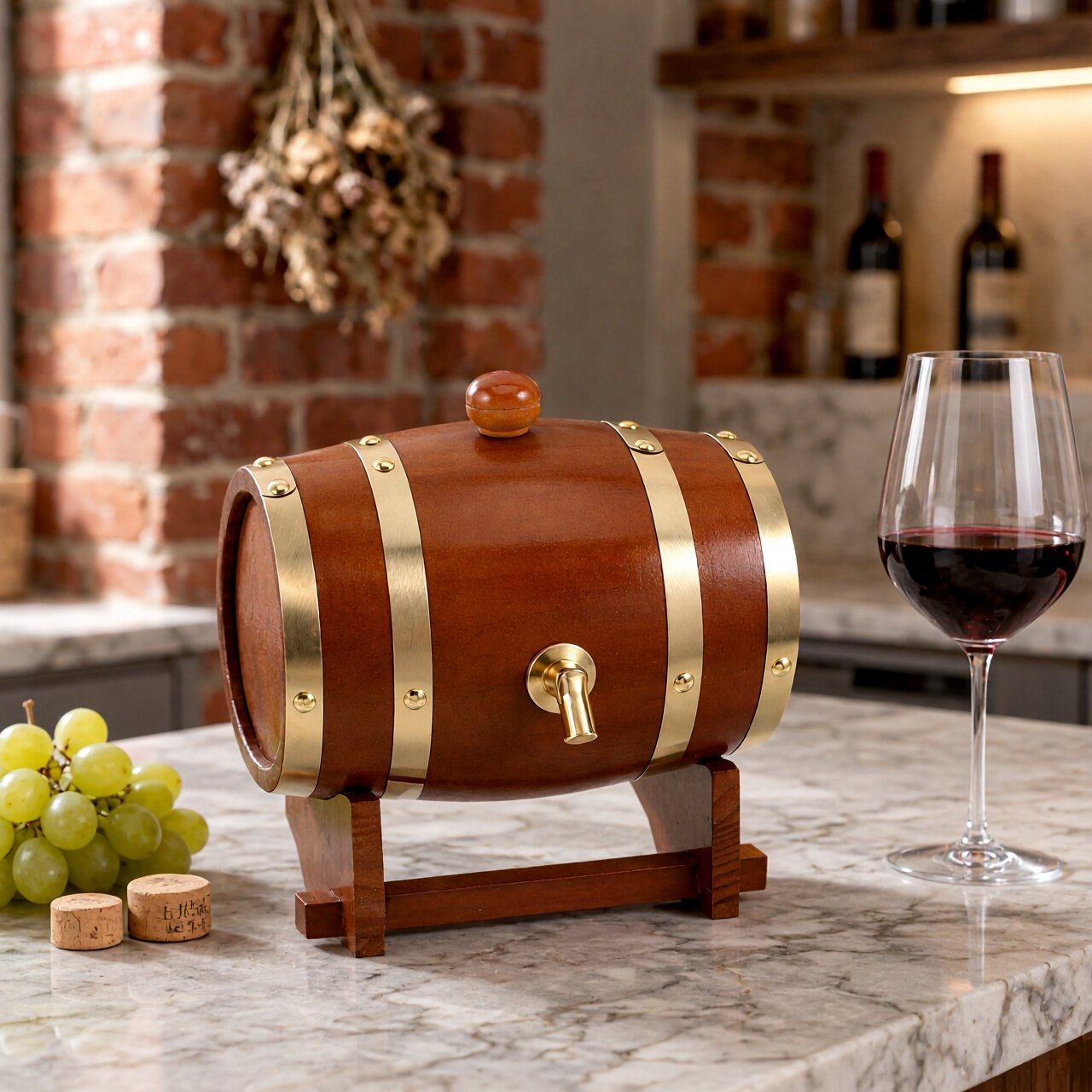 Wine Whiskey Beer - 1 ensemble de fût de vieillissement