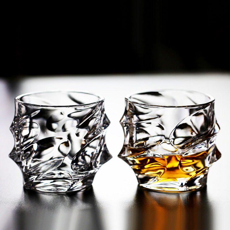 Wine Whiskey Beer - Verre à Cocktail Transparent en Forme