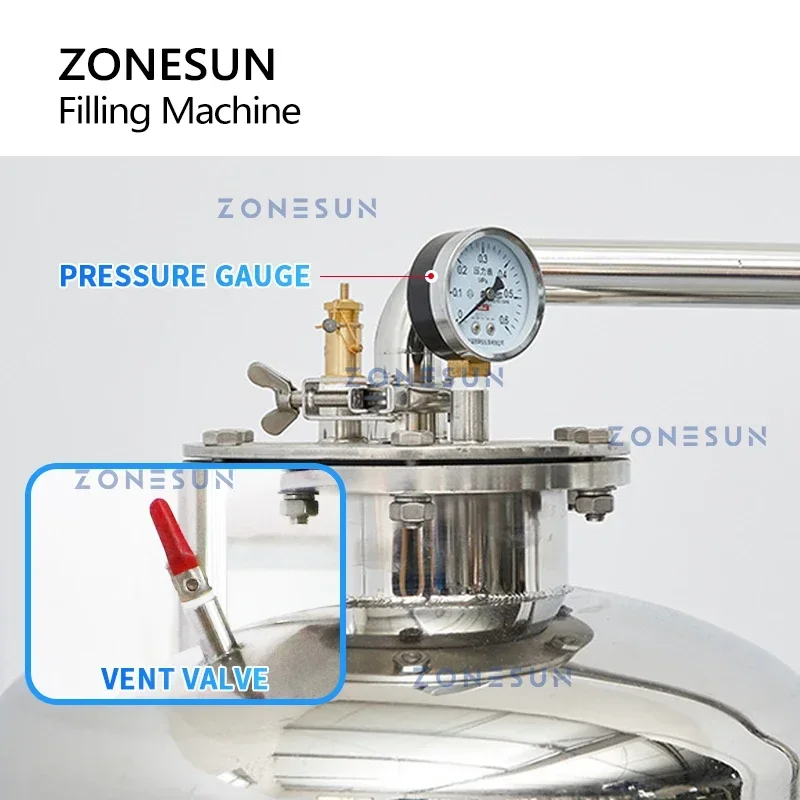 Wine Beer & More - ZONESUN boissons gazeuses Machine de remplissage