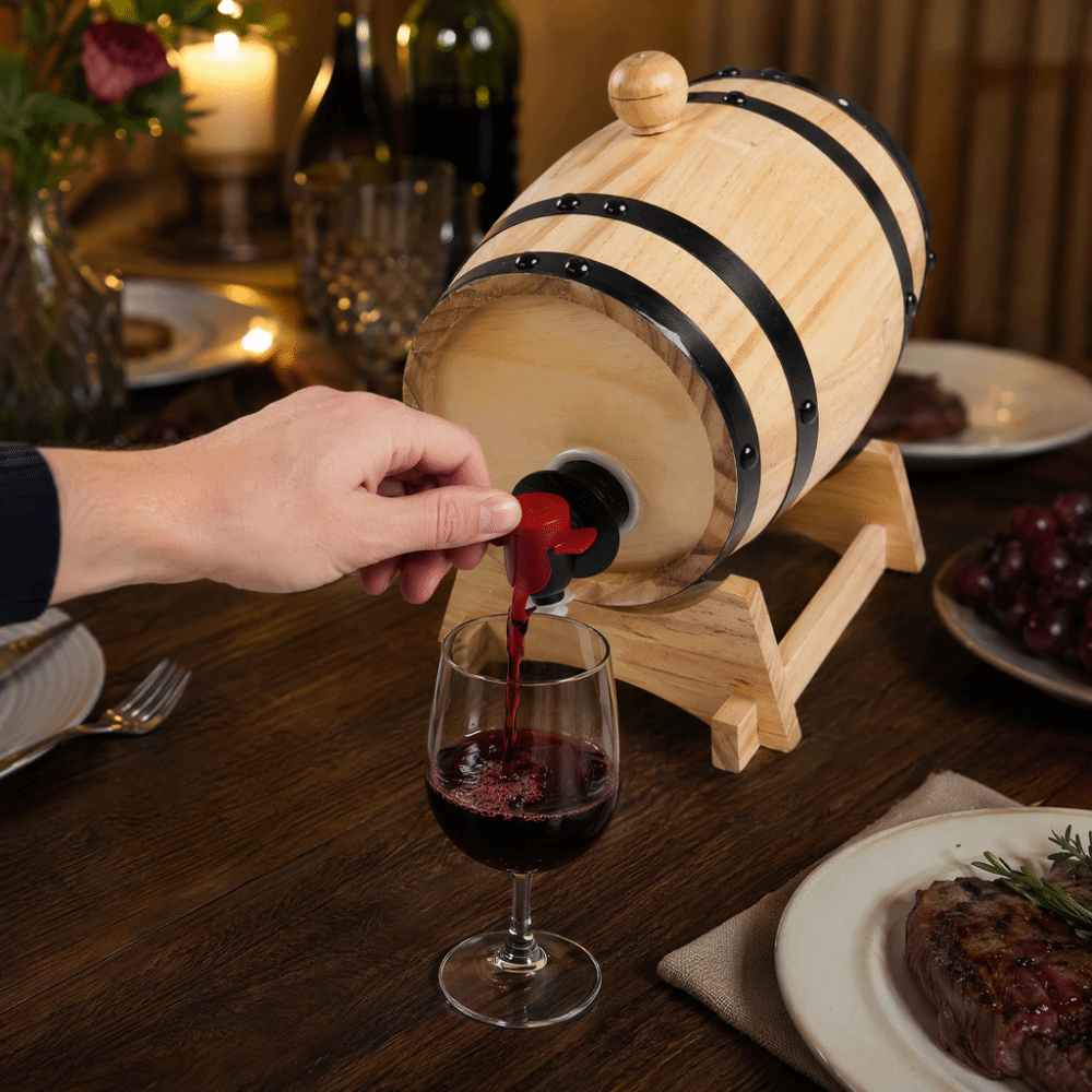 7 barils à vin vintage en pin  - Wine Whiskey Beer avis et prix