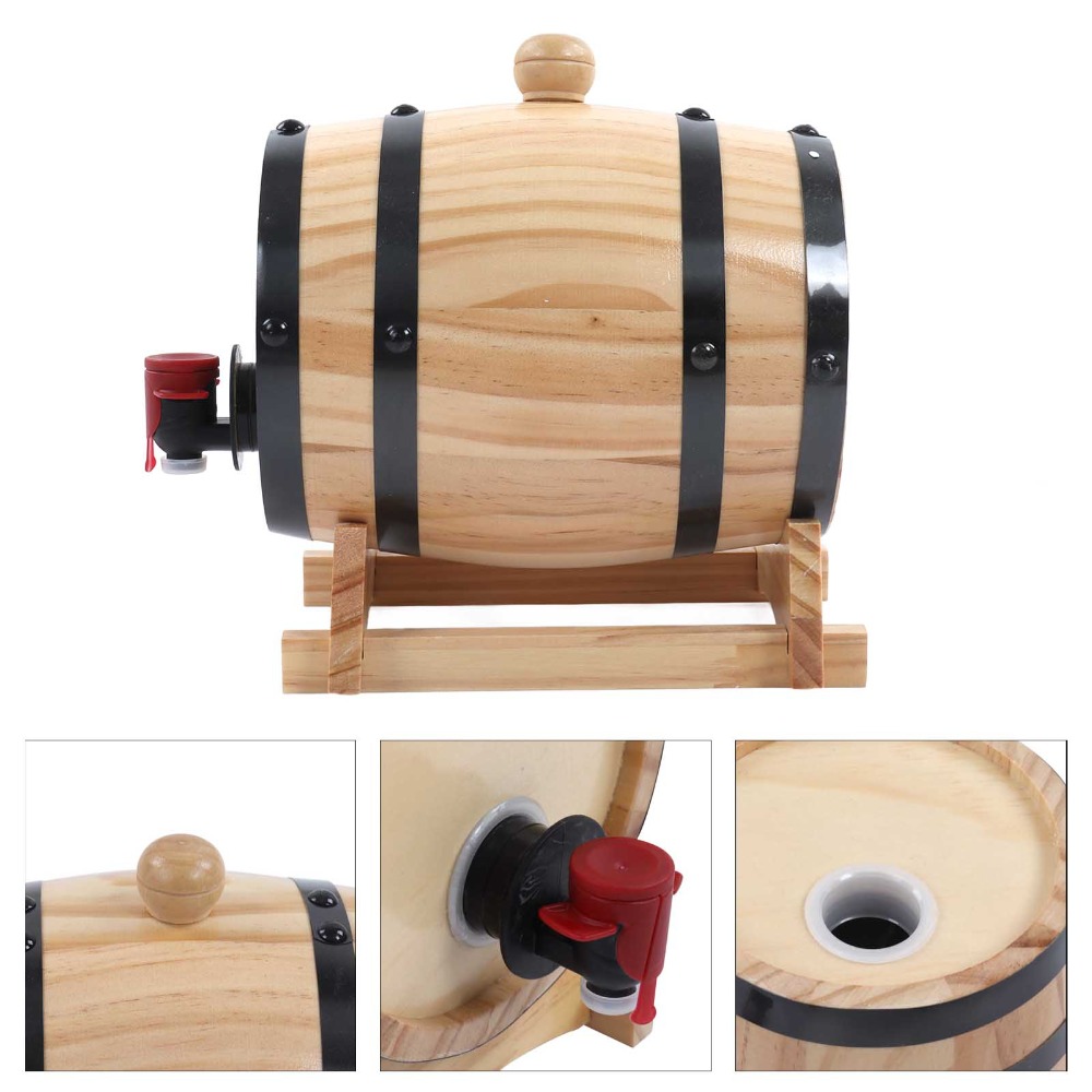 7 barils à vin vintage en pin  - Wine Whiskey Beer avis et prix