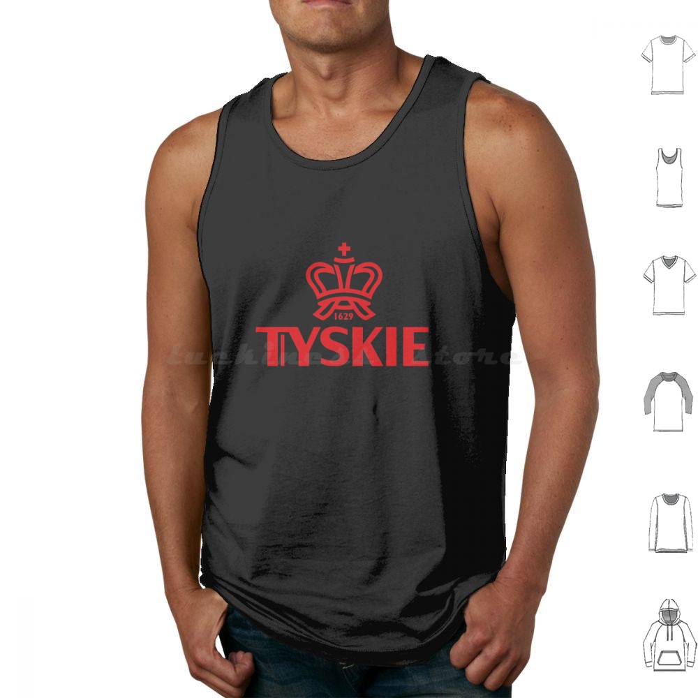 Débardeurs Tyskie en coton imp - Wine Vodka Beer avis et prix