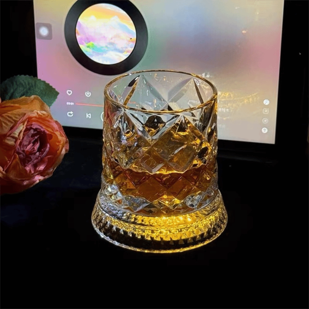 Verre à vin rotatif à 360 degr - Wine To Beer To Liquor avis et prix