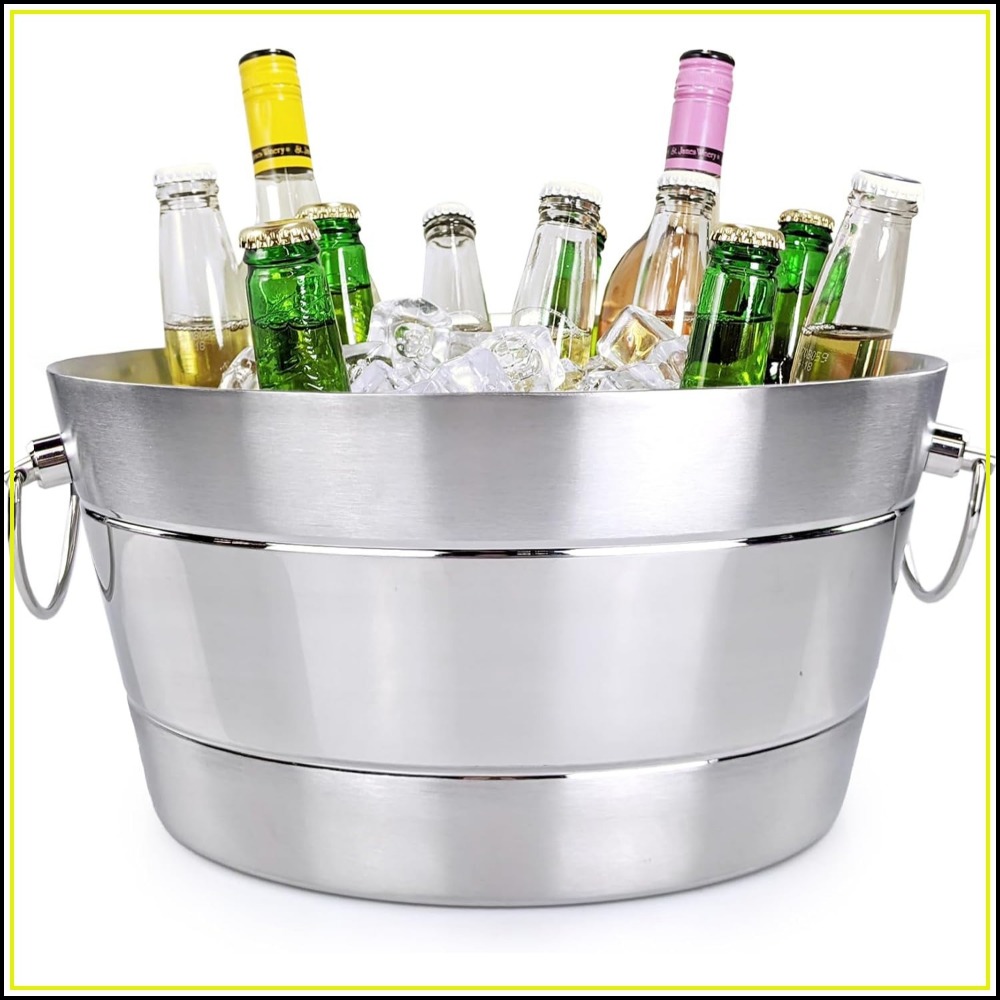 Seau à glace en acier inoxydab - Wine Beer Images avis et prix