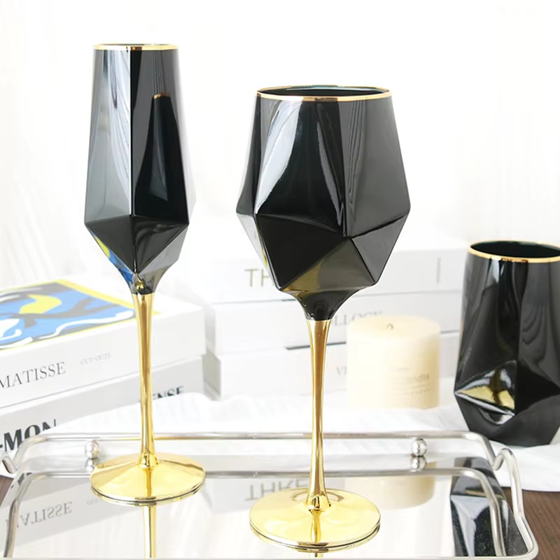 Verre à vin en cristal noir pu - Wine Whiskey Beer avis et prix