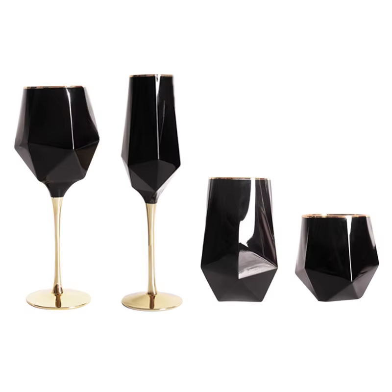 Verre à vin en cristal noir pu - Wine Whiskey Beer avis et prix