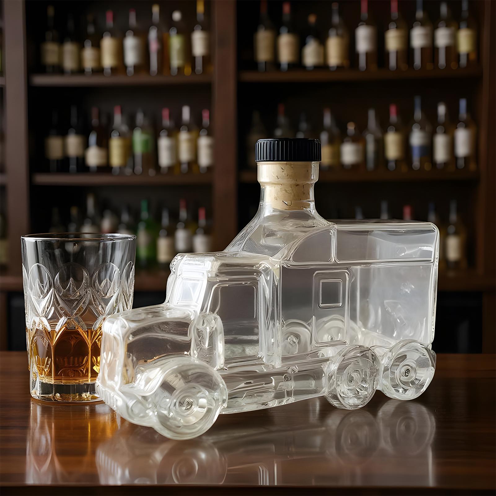 Carafe de bouteille décorative - Wine To Beer To Liquor avis et prix