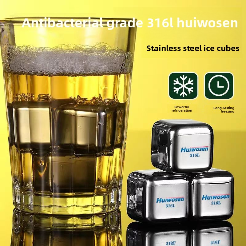 Cubes de glace en acier inoxyd - Wine Whiskey Beer avis et prix